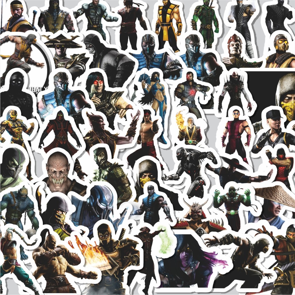

Stiker Cutting Pack Stiker Video Game Series Mortal Kombat Character Mix 3 Isi 100Pcs Series Aesthetic Lucu Keren Untuk Koper Bahan Vynil
