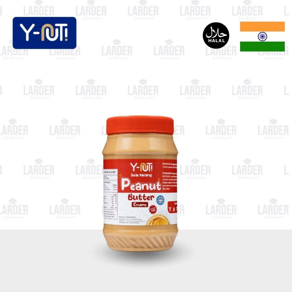 

Y-Nut Creamy Peanut Butter 1kg Selai Kacang Creamy