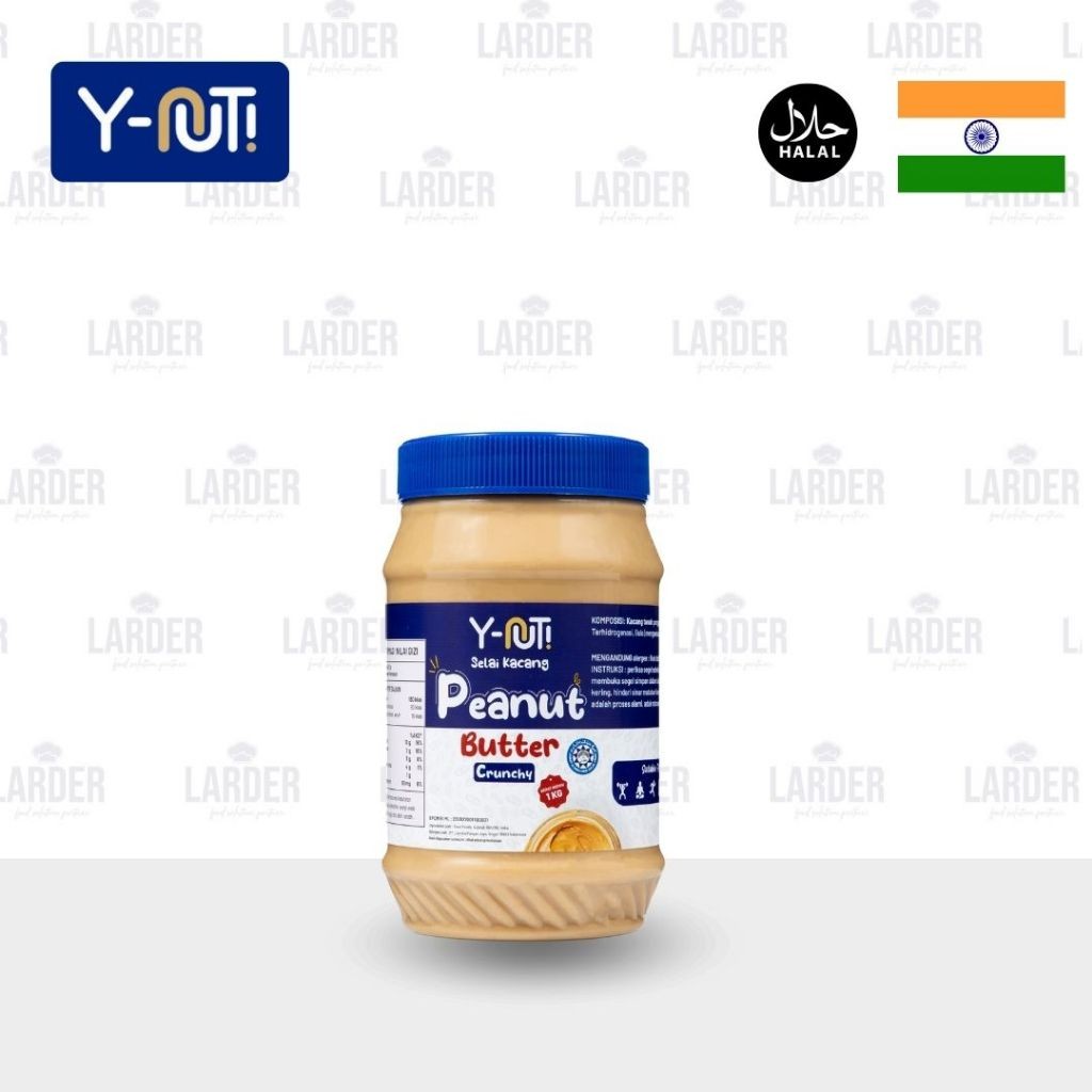 

Y-Nut Crunchy Peanut Butter 1kg Selai Kacang Chunky