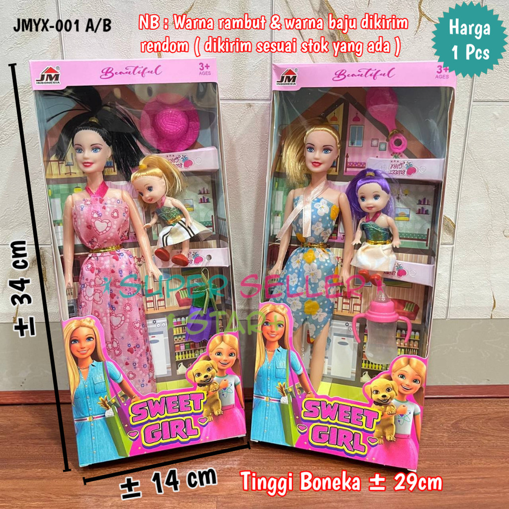 Mainan Boneka Fashion / Mainan Boneka Bisa Tukar Baju / Mainan Boneka Bayi