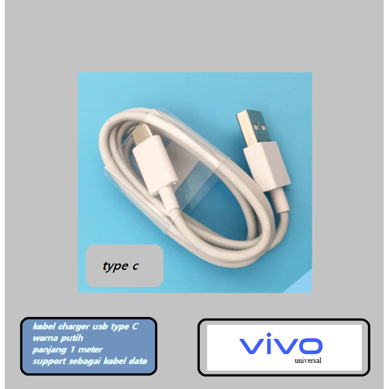 usb type C kabel charger vivo iQOO 11 (V2243A/PD2243F) - vivo iQOO 11s (V2304A) - vivo iQOO 11 Pro (