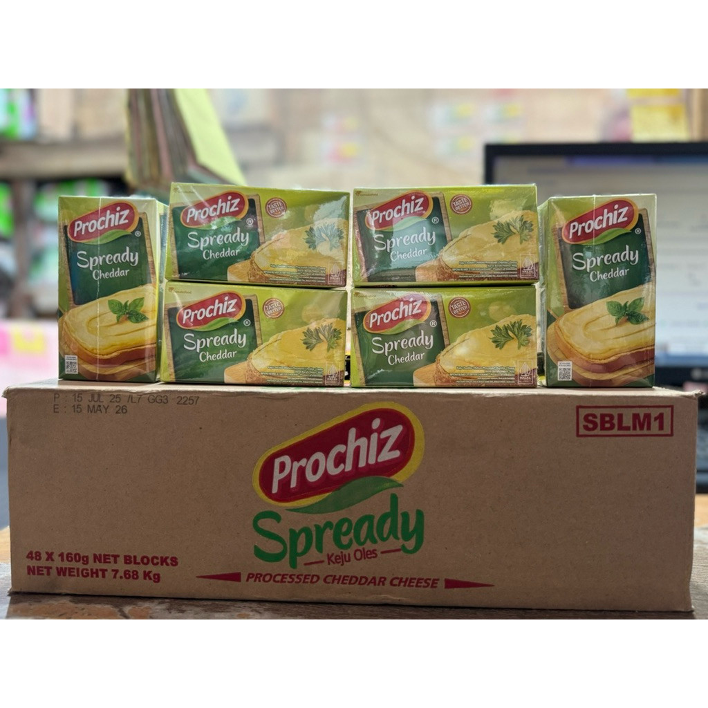

Keju Oles Prochiz Spready 160 gram @ 48 pak / 1 dus