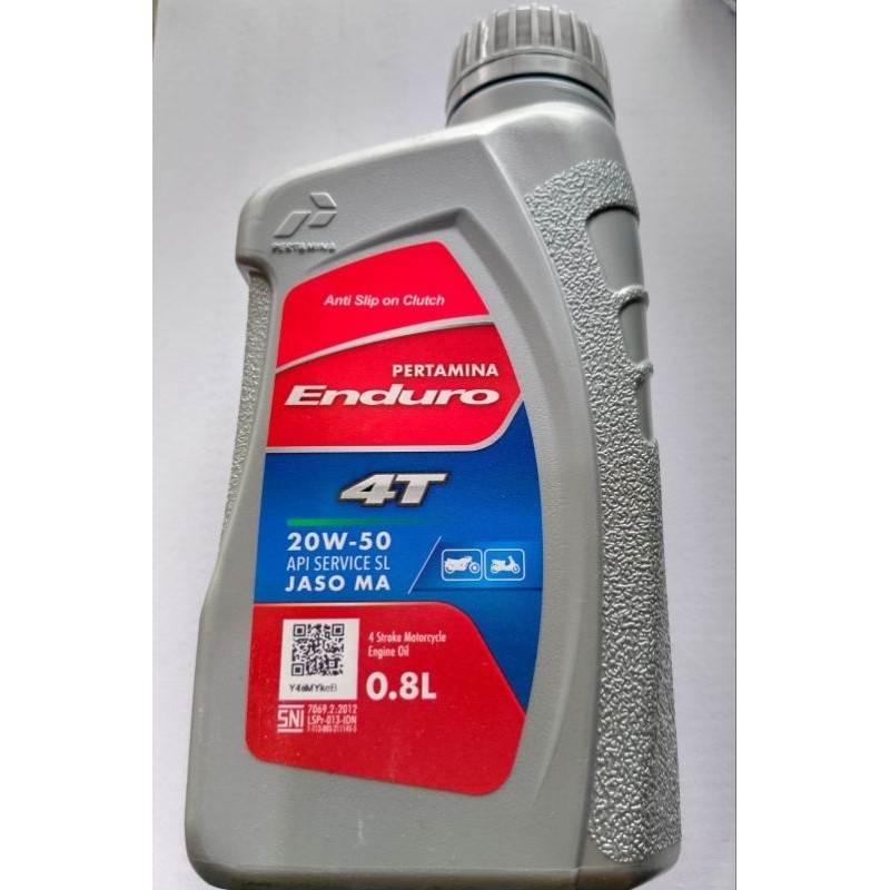 Oli Enduro 4T 20W-50 0,8/Oli Enduro 4T/Oli Enduro 4Tak