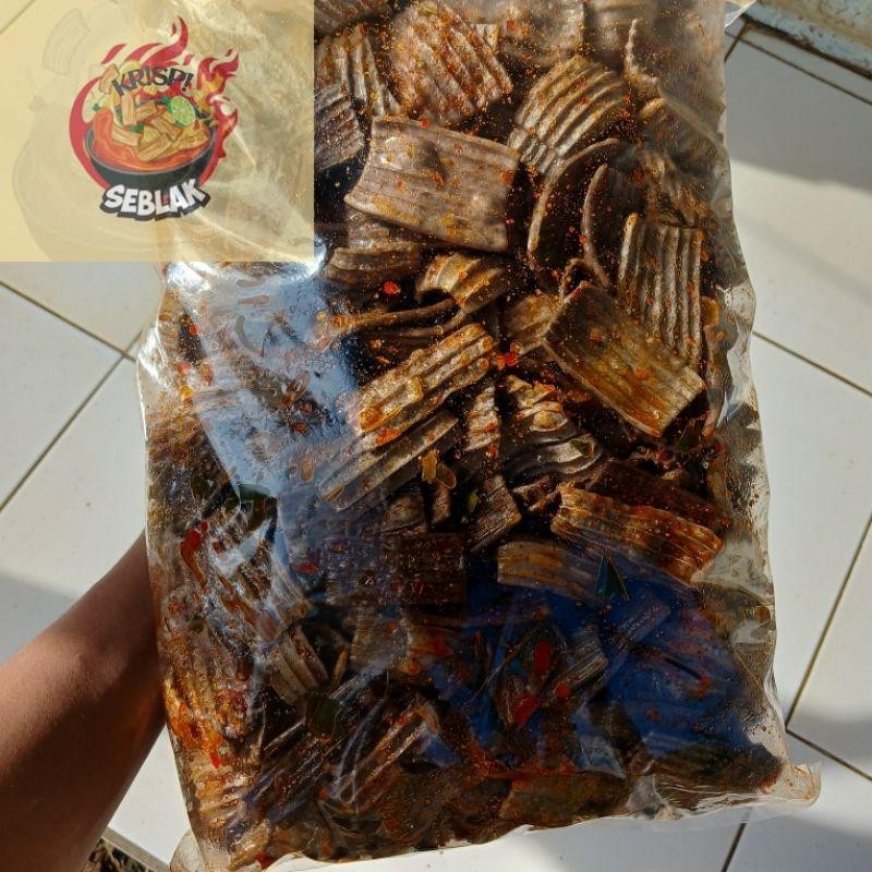 

Seblak krispi Seblak Kerupuk Jengkol Pedas Daun Jeruk Kemasan 500gr.s