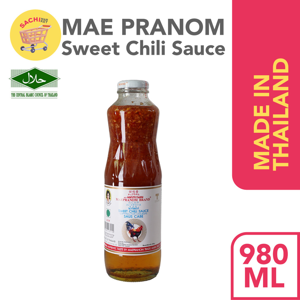 MAE PRANOM Sweet Chilli Sauce Original Thailand / Saus Chili Thai / Sukiyaki Cantonese Sauce / Saus 