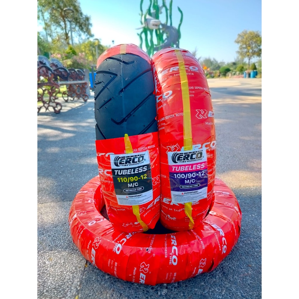 ban motor scoopy tubeless belakang Fullpres Merek Erco