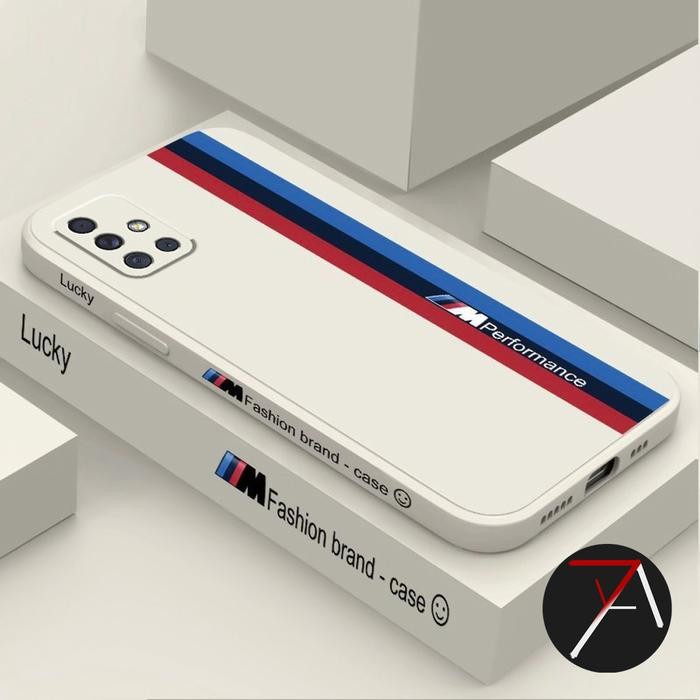 * Samsung Galaxy A51 Lucky Case Silicone Cover SoftCase Silikon Casing - Putih/Cream, Samsung A71 *