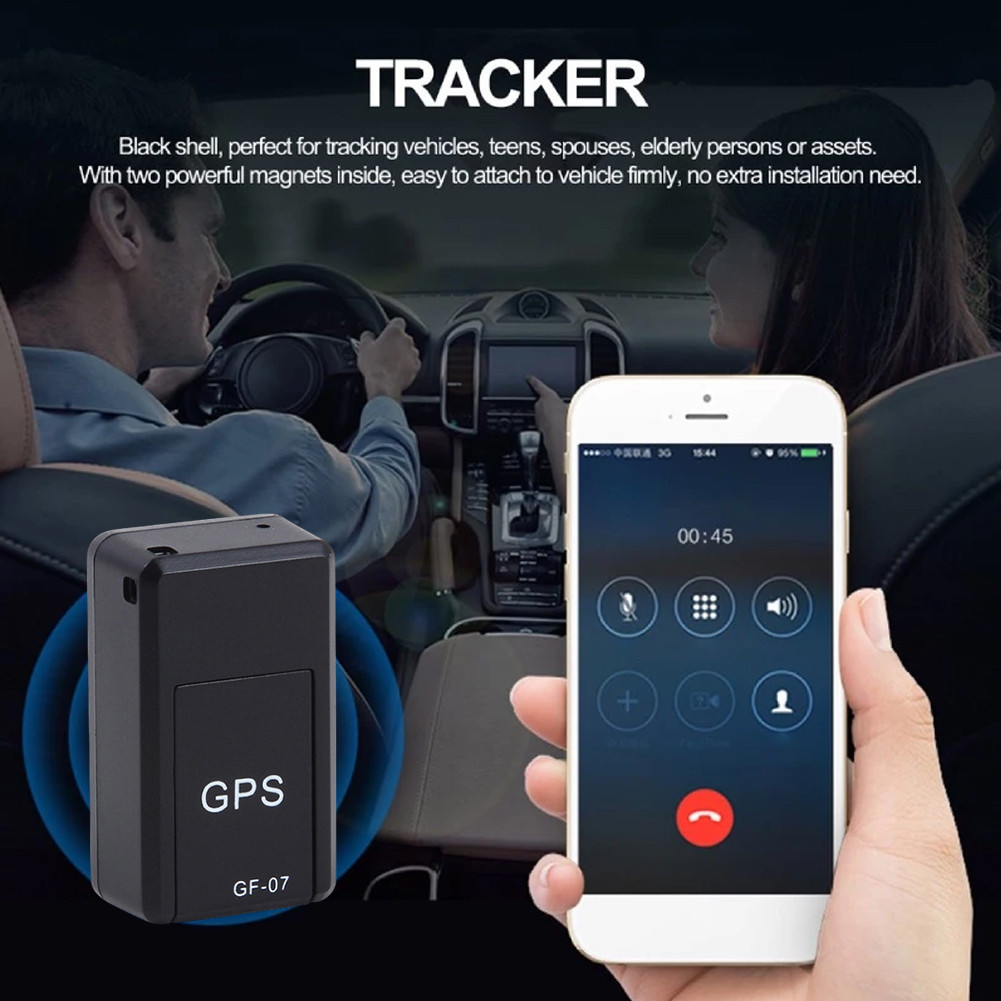 Gf07 Gps Tracker Mini - Alat Pelacak Posisi Real Time Untuk Mobil, Motor & Hewan, Anti Lost Dengan