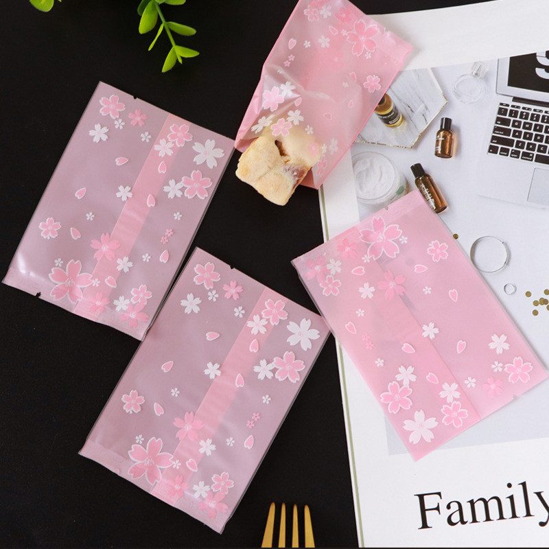 100/200pcs Plastic Transparent Gift Bags Candy Cookie Wrapping Bags Machine Sealed Bags Wedding Part