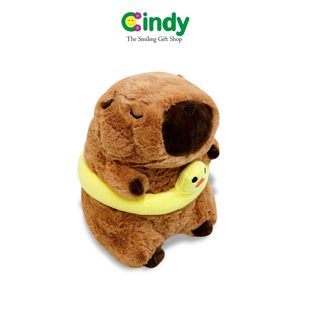 GUNAD Cindy Boneka Capybara With Ban Pelampung - Boneka Mainan Capybara Cosplay Berenang - CBK4012