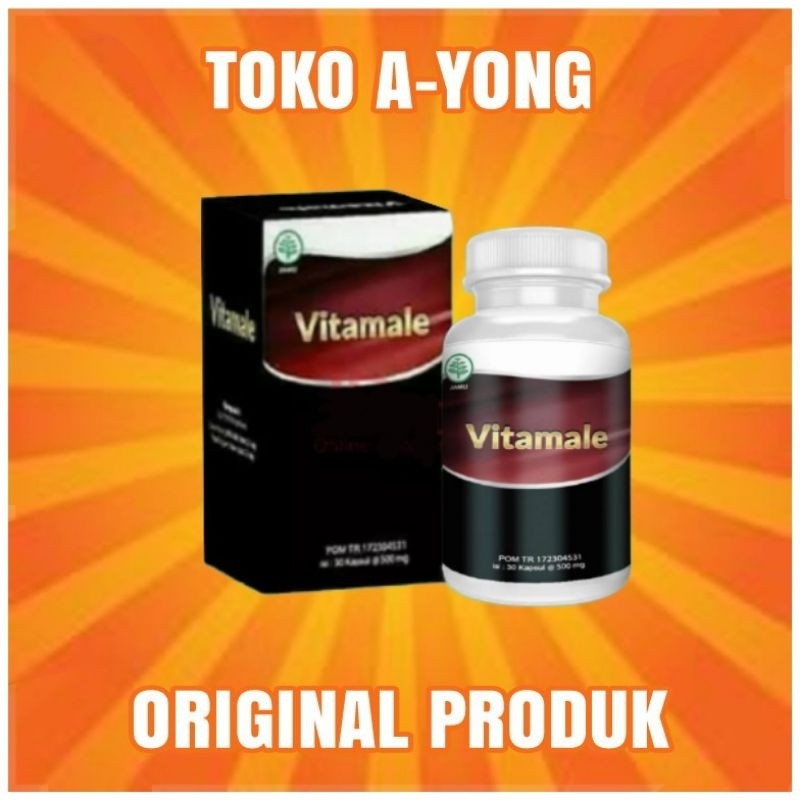 VITAMALE ORIGINAL HERBAL KUAT TAHAN LAMA VITAMALEE 1 BOTOL ISI 30 CAPSUL By Dreamy