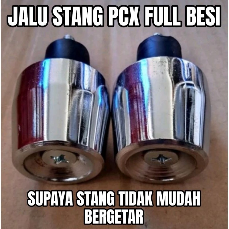 Jalu stang stang PCX Besi Krom universal semua motor jalu pcx bandul stang pcx full universal semua 