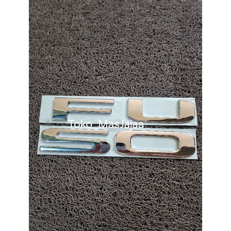 Emblem Logo Huruf Tulisan Lambang Canter Fuso truck box Logo fuso depan kap / fuso tulisan emblem lo