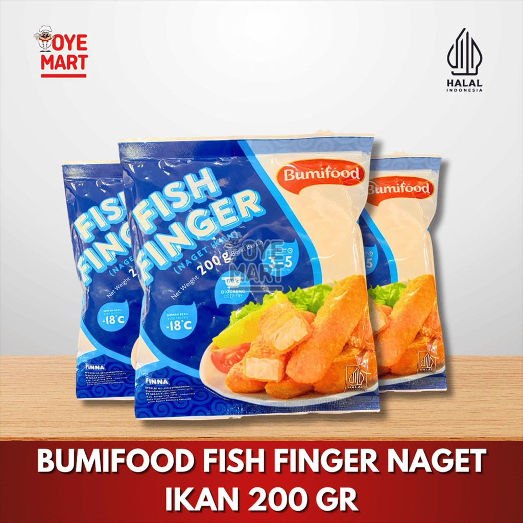 

BUMIFOOD FISH FINGER NAGET IKAN 200 GR