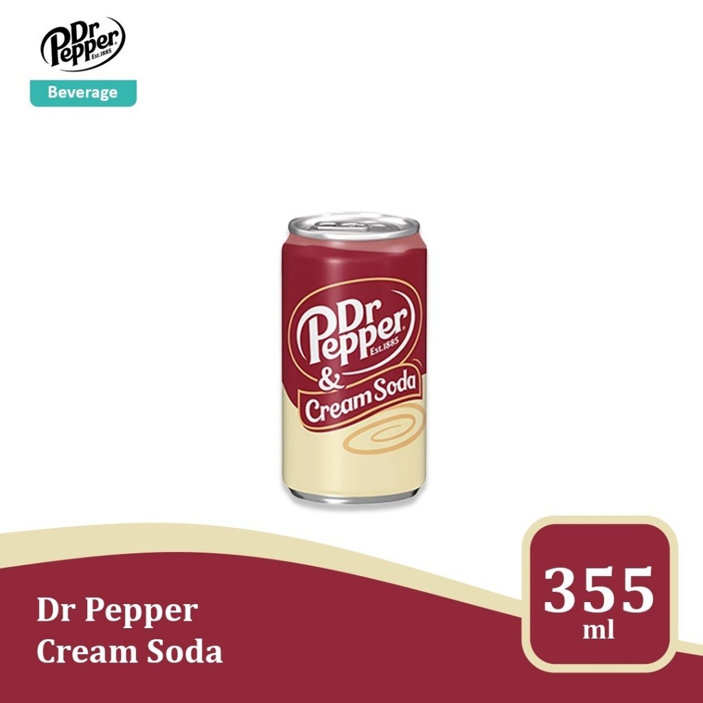 

Dr Pepper Cream Soda 12 fl oz - Minuman Impor USA