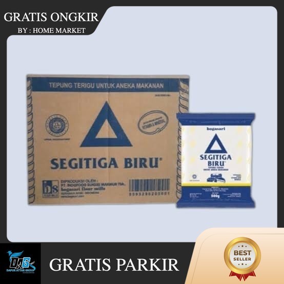 

Terigu Segitiga Biru 500Gr / Terigu Segitiga Biru 1 Dus