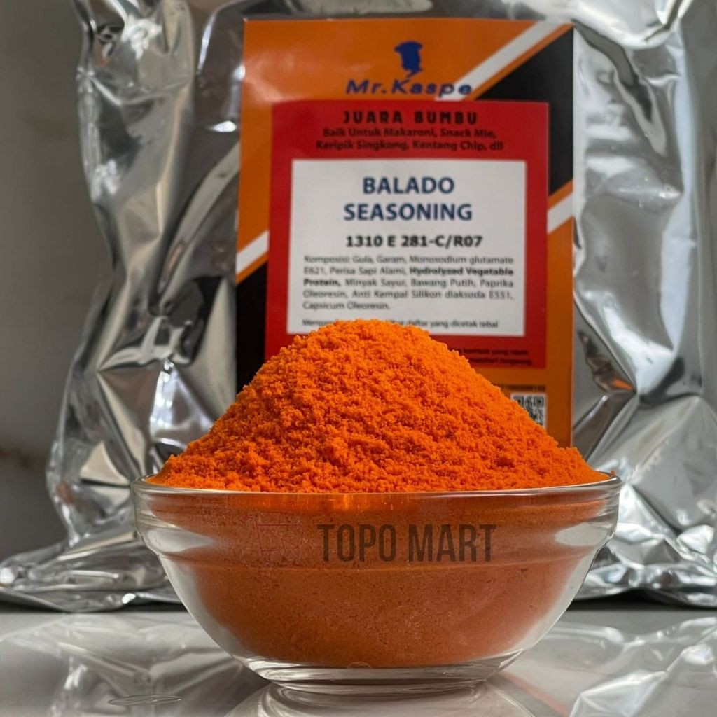 

Bumbu Balado 1KG / Bumbu Jagung Manis / Rumput laut / Beef BBQ/ keju / Ayam Bawang Kemasan 1 kg