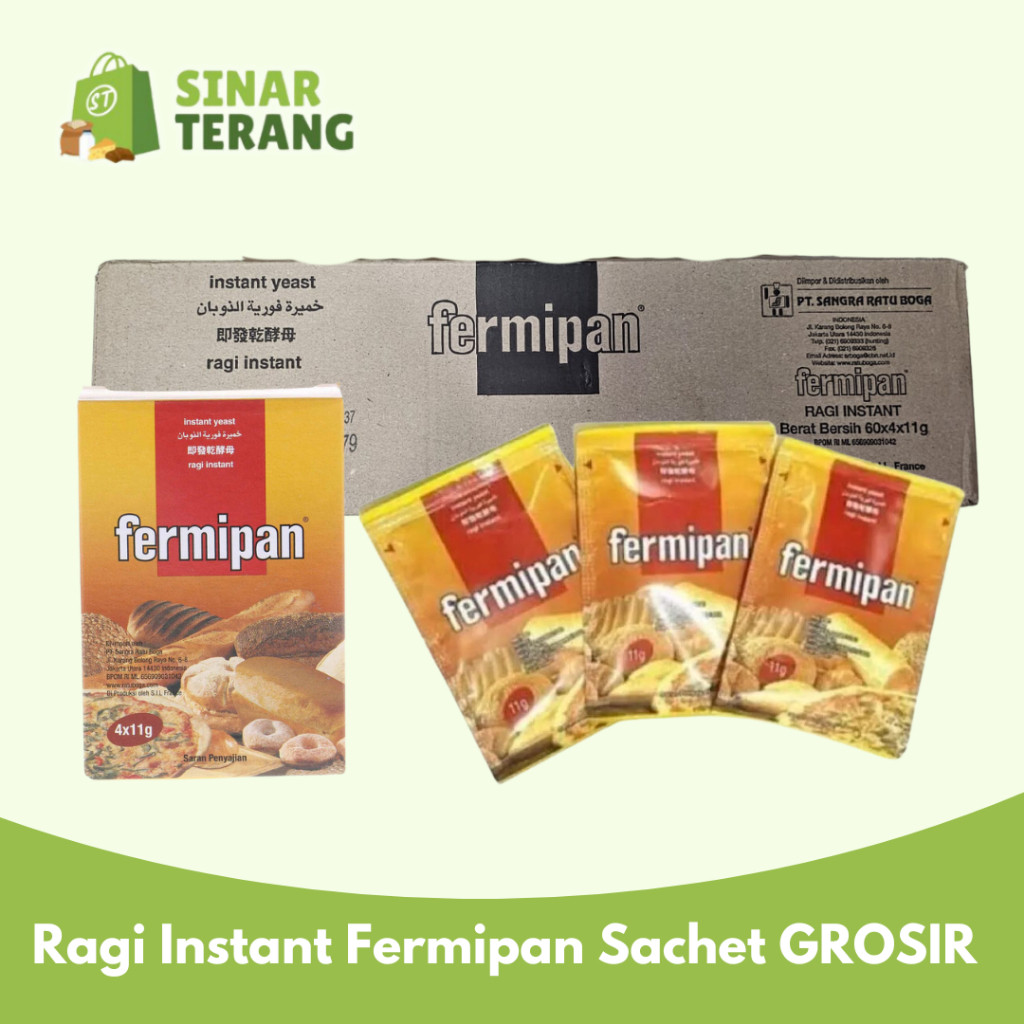 

1 PAK Fermipan sachet isi 10 box GROSIR