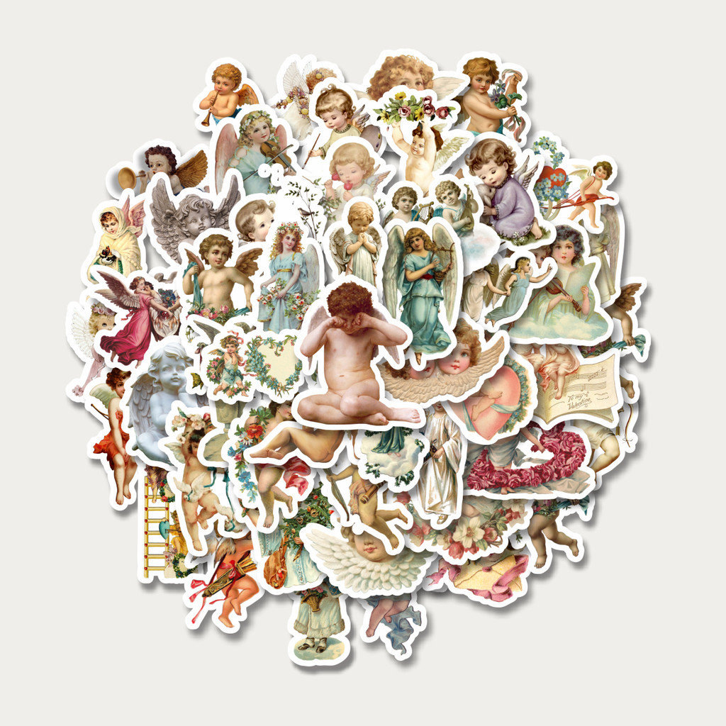 

Sticker Pack Stiker Vintage Series Character Cherub Mix 2 | Sticker TUMBLR | Stiker LAPTOP KOPER HELM