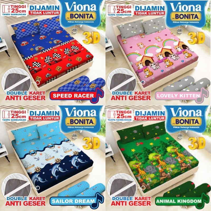 Sprei VIONA MOTIF ANAK,,, KARAKTER ANAK ukuran 180x200, 160x200, 120x200