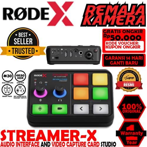MICROPHONE RODE X STREAMER X / RODE X STREAMER X AUDIO INTERFACE RESMI - STREAMER X