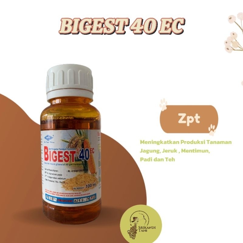 Zpt Bigest 40ec 100ml Kemasan Original Pabrik Zpt Pertumbuhan