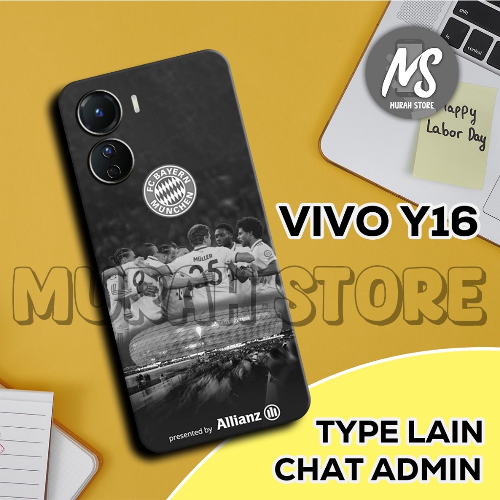 Softcase Karet VIVO Y16/MS51/Motif BOLA/Case VIVO Y16/Silikon VIVO Y16