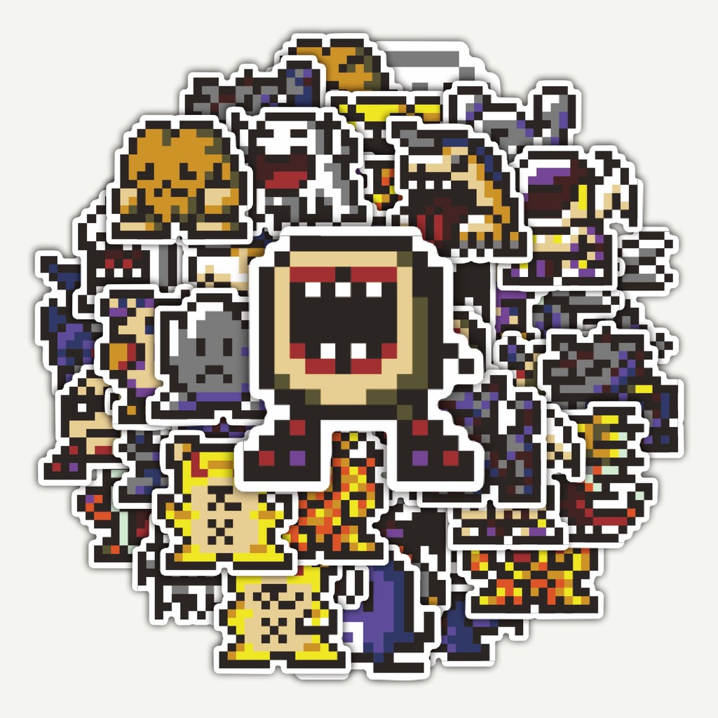 

Sticker Pack Stiker Pixel Digimon V6 | Sticker TUMBLR | Stiker LAPTOP KOPER HELM