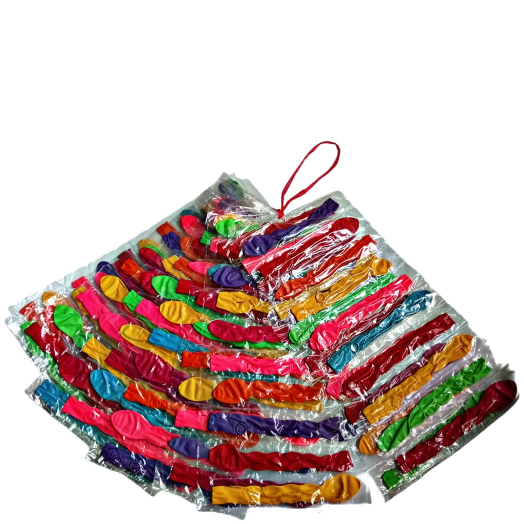 MAINAN ANAK (10 RENTENG) BALON KACANG RENTENG