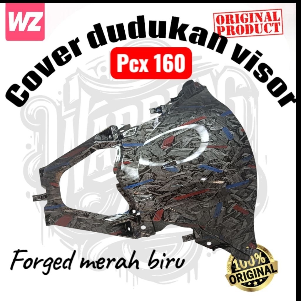 carbon  cover visor pcx 160 kiosvariasi27