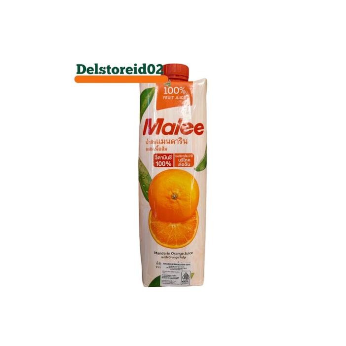 

Malee 100% fruit juice mandarin orange juice with orange pulp 1 liter/ 1000ml