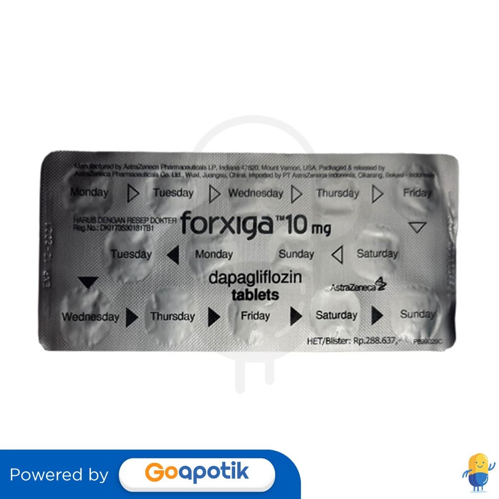 Forxiga 10 Mg Strip 14 Tablet