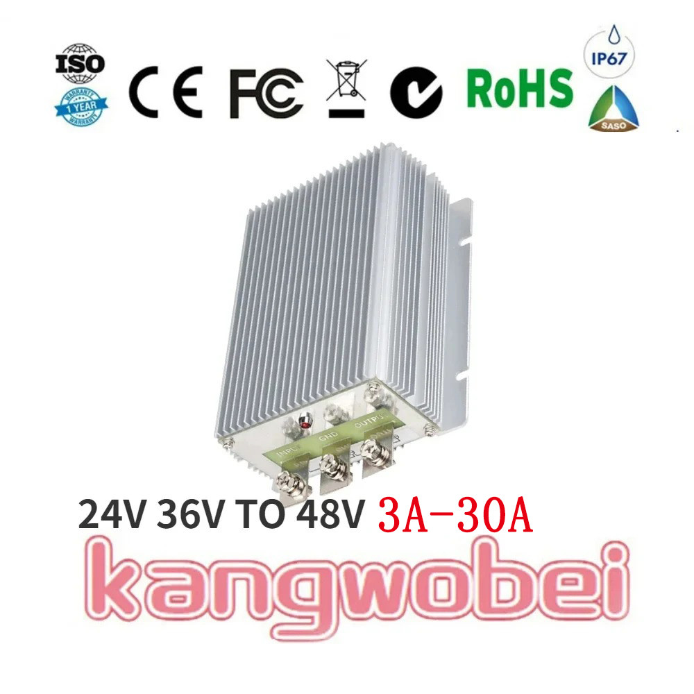 24V 36V TO 48V 3A -30A STEP UP MODULE 24V  to 48V Boost Voltage Regulator DC-DC Converter FOR AUTOMO