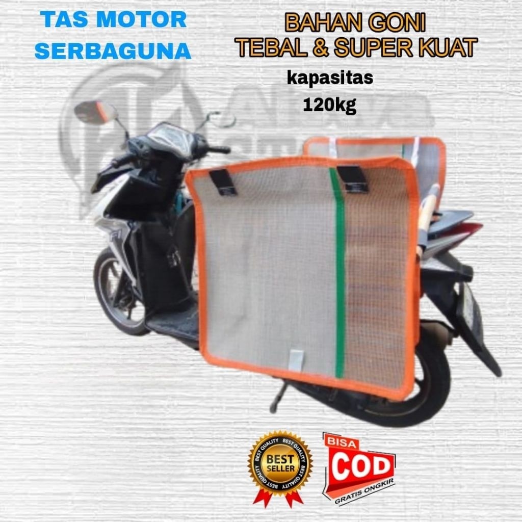 AISWA - Tas obrok motor, Tas kandek motor, Tas Kurir motor, Tas motor, Tas Kurir ukuran jumbo dan se