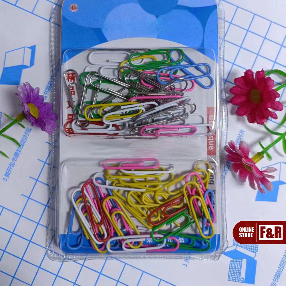 

Klip Kertas Organizer Paper Clip Isi Banyak Stationery Unik Klip Kertas Warna Pelangi Paper Clip Anti Karat Serbaguna