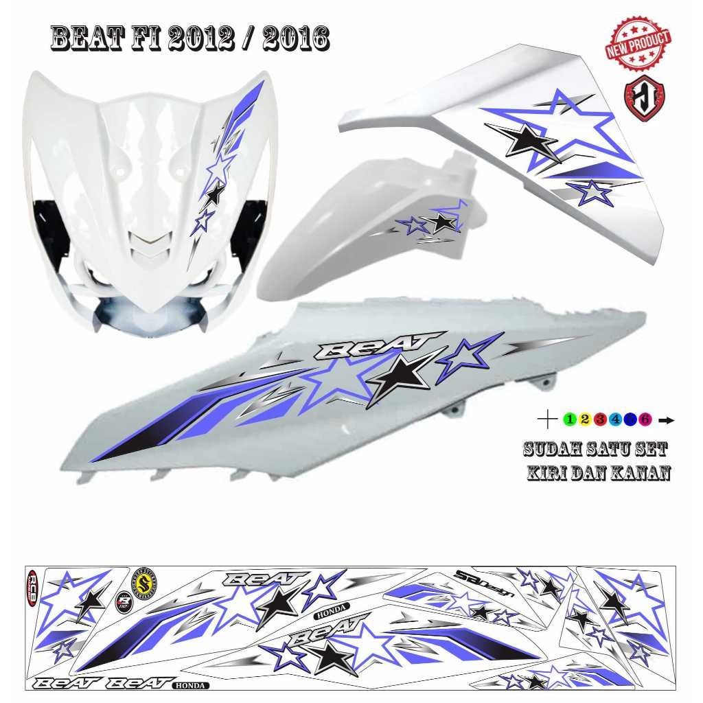 STIKER BEAT FI VARIASI SIMPEL STIKER BEAT FI/BEAT ESP 2012/2016 VARIAN NEW / COD