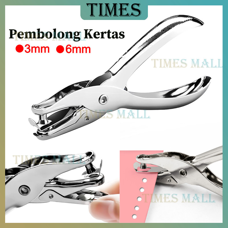 Pembolong Kertas / Pembolong Satu Lubang / One Hole Punch / Single Hole Punch / Pembolong Kertas 1 L