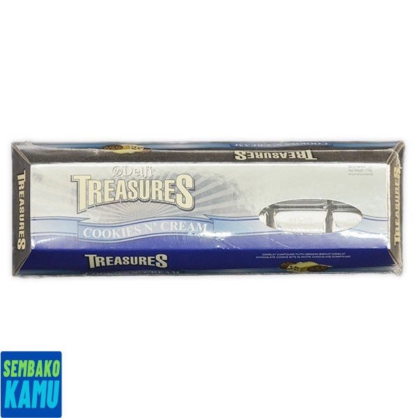 

Delfi Treasures Cookies & Cream 216 gr - Cokelat