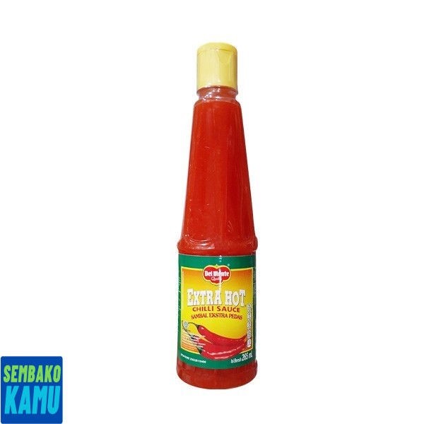 

Delmonte Chilli Extra Hot Pet 270 ml - Saus Sambal