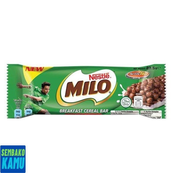 

Milo Cereal Bar Cokelat 23.5 gr