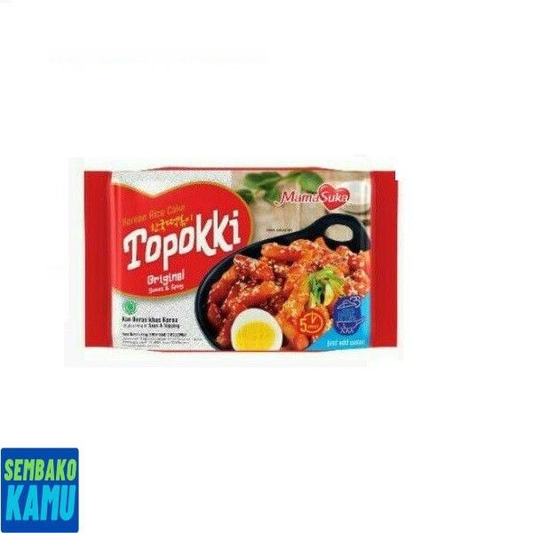 

Mamasuka Topokki Original 134 gr - Ready To Cook