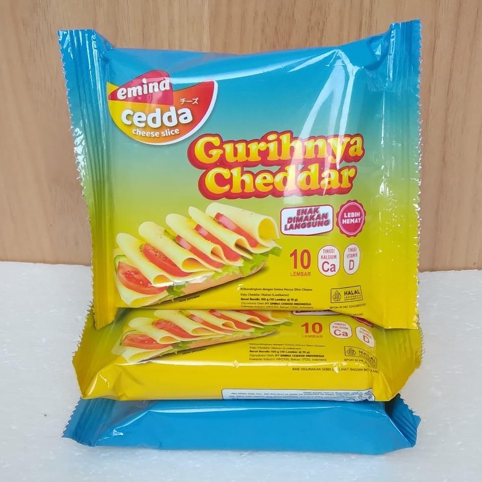 

EMINA KEJU CHEDDAR LEMBARAN / CHEDDAR CHEESE SLICE