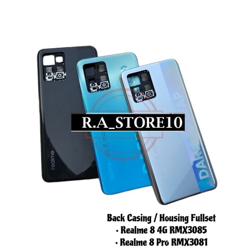 Kesing Casing Housing Realme 8 Pro / Realme 8 4G Backdoor Fullset + Bezel / Casing Housing Fullset B