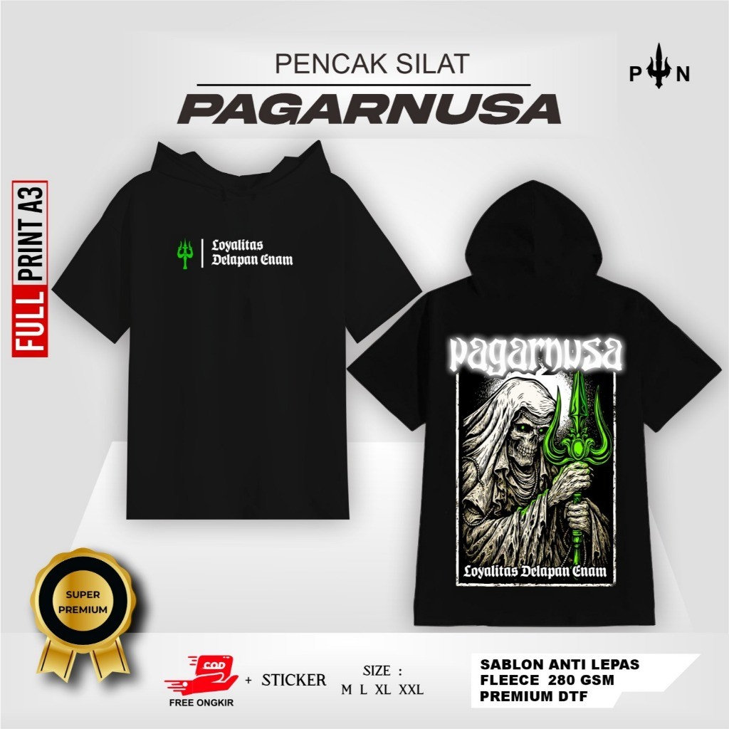 Ts-HOODIE PAGAR NUSA MENYALA LOYALITAS DELAPAN ENAM -TS HOODIE DISTRO PAGAR NUSA - TS HOODIE PAGAR N
