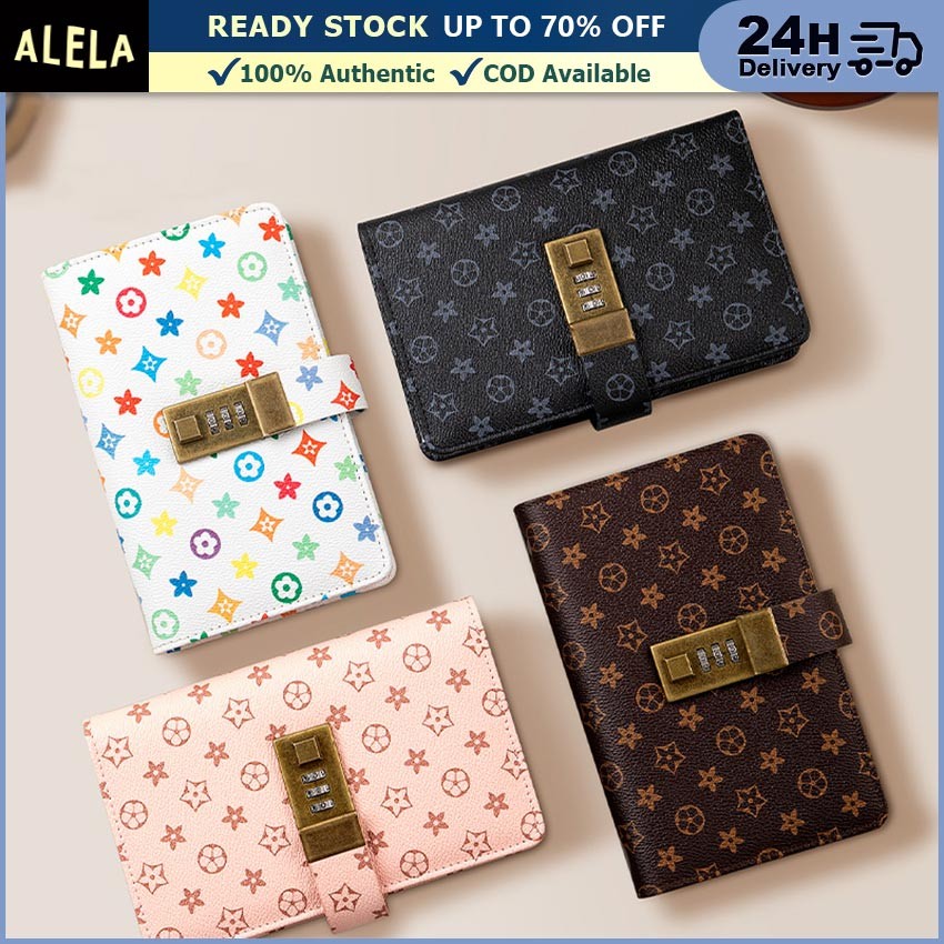 

【Ready】A6 daun longgar macaroon PU buku catatan kulit buku catatan keuangan keuangan keluarga buku tabungan uang saku zip