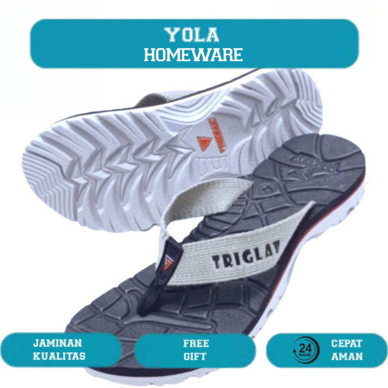 BiG Size 44 45/Sandal Gunung Triglav/Sendal Jepit Casual/Sandal Jepit Pria/Sandal Jumbo Pria/Sepatu 