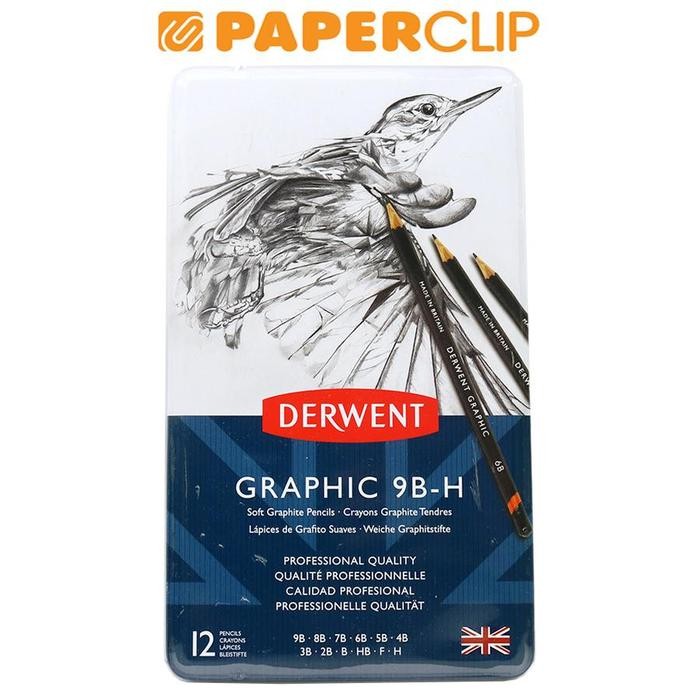 

TERLARIS! PENSIL DERWENT GRAPHIC SKETCH SET 12 34215DW SOFT