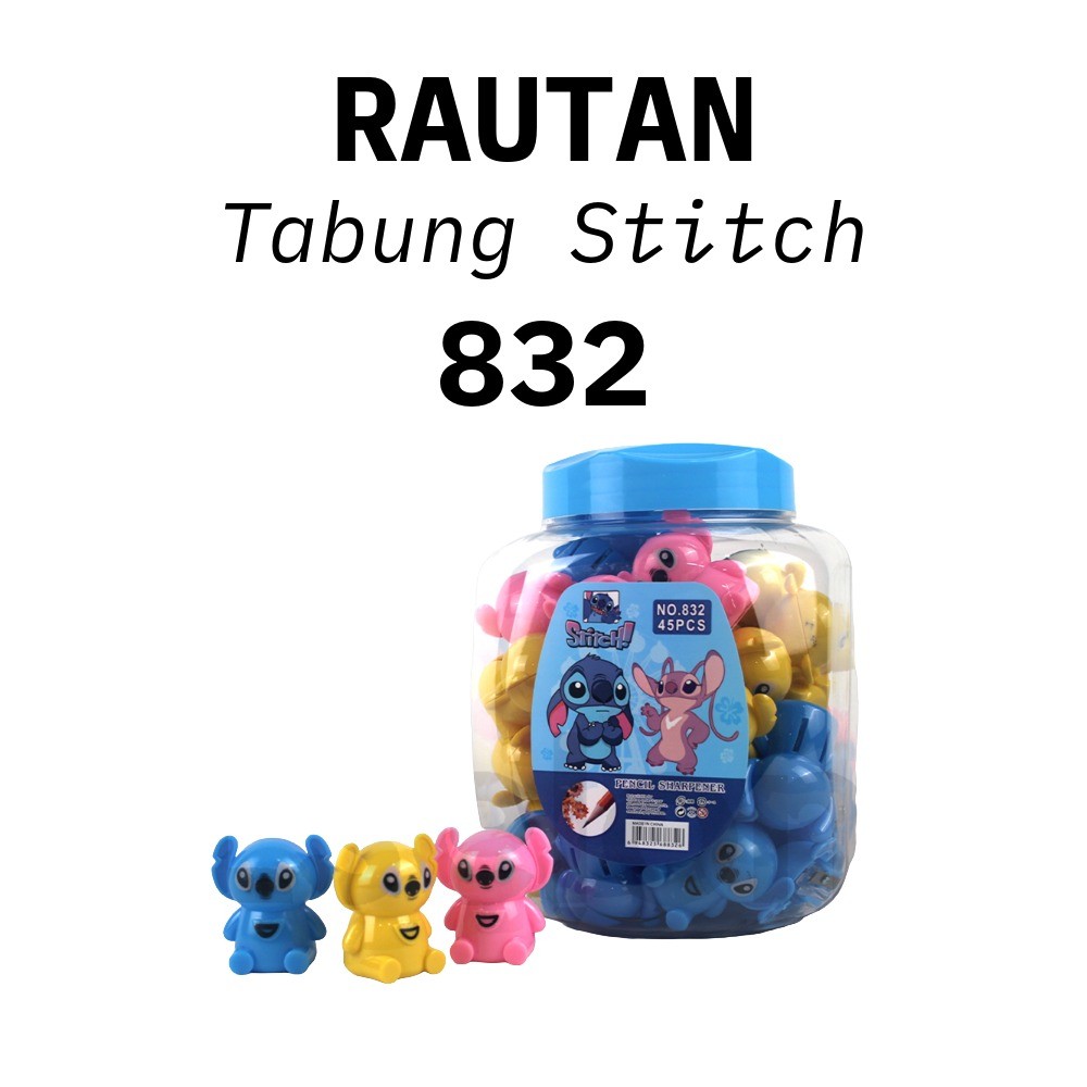 

♚1buah Rautan Stitch 832 / Serutan Pensil Karakter 1 lubang♚