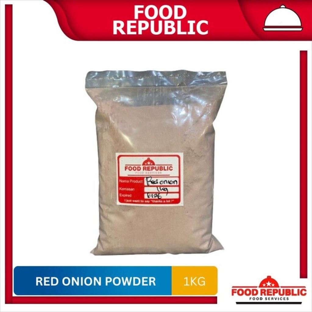 Red Onion Powder / Bawang Merah Bubuk / Shallot 1KG Murni Halal Import