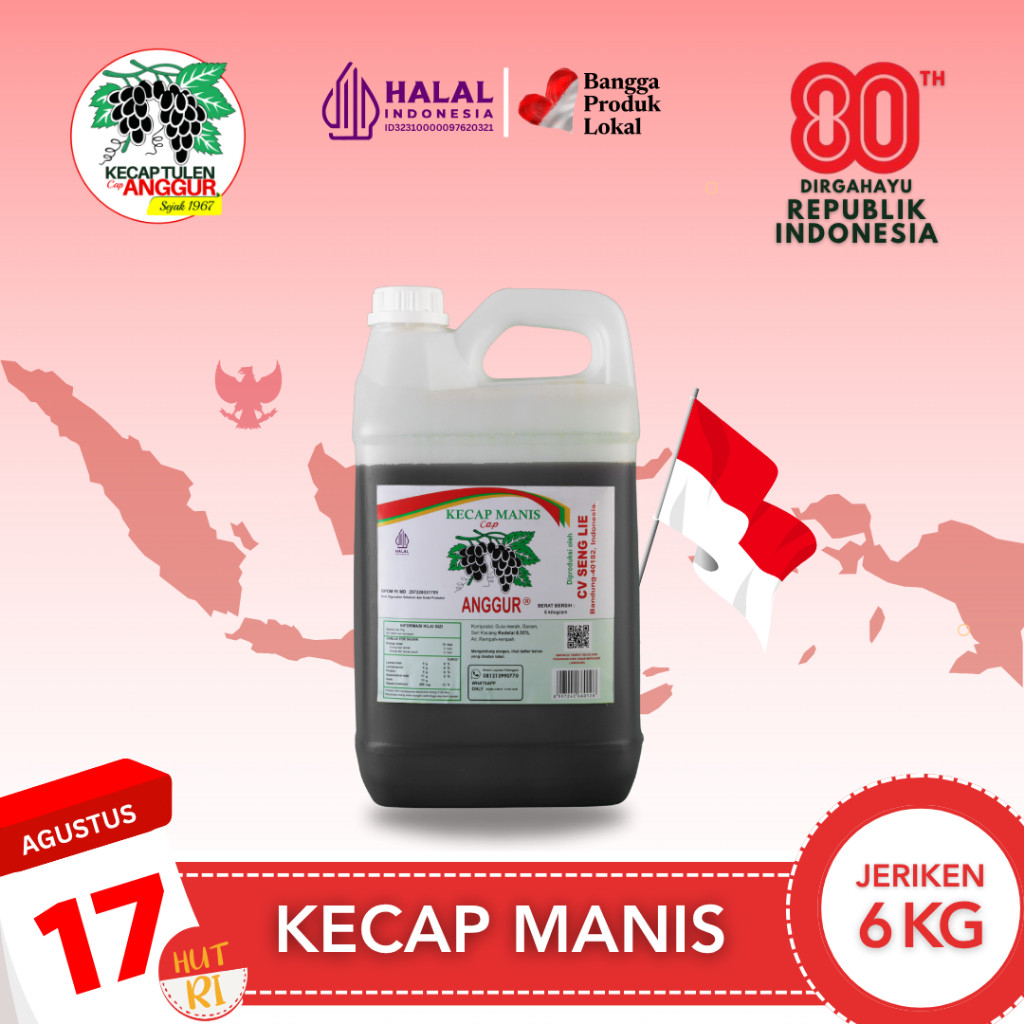 

Emama.store Cap Anggur Kecap Manis Reguler 6kg (Jeriken)